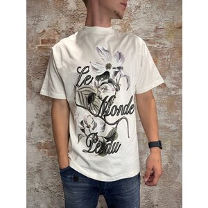 Le  Monde Perdu Cornus Florida T-Shirt Ecru