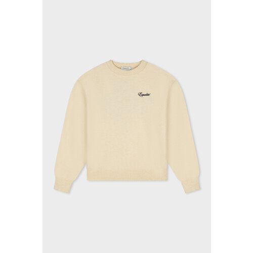 Equalité Fluffy Knit Oversized Sweater Off White