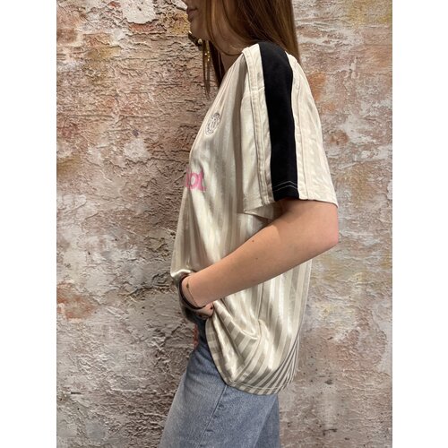 LA Sisters Football Jersey Tee Beige LA Sisters Football Jersey Tee Beige