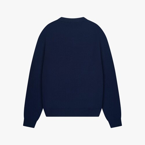 Quotrell Mondrian Knitted Sweater Navy White