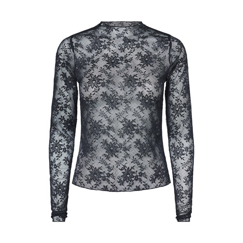Sisters Point Edana Lace Top Black