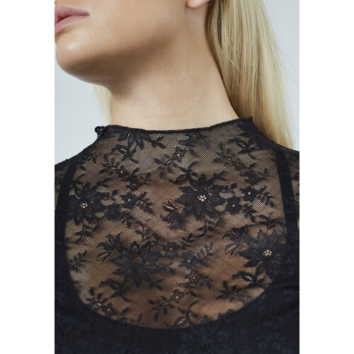 Sisters Point Edana Lace Top Black