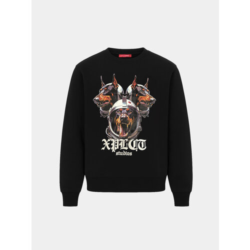Xplct Studios Doberman Crewneck Black