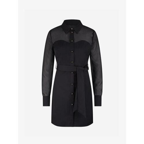 Nikkie Larisa Blouse Jurk Met Ceintuur Black