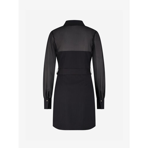 Nikkie Larisa Blouse Jurk Met Ceintuur Black