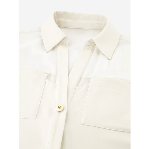 Nikkie Larisa Losvallende Blouse Cream