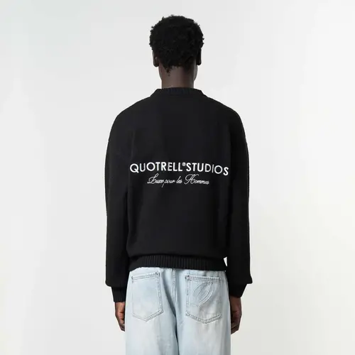 Quotrell Aurora Knitted Sweater Black