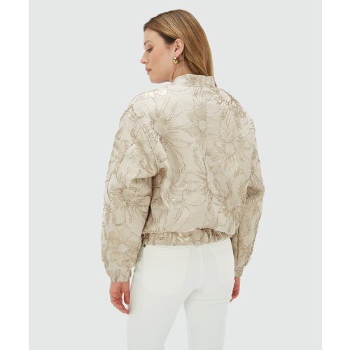 Josh V Kelsey Oversized Jacket Stone Silver