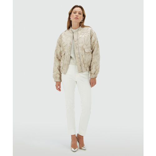 Josh V Kelsey Oversized Jacket Stone Silver