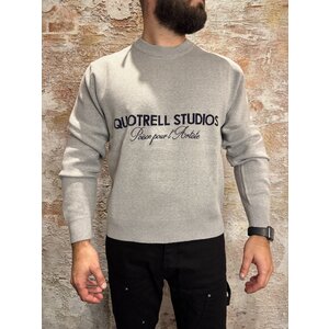 Quotrell Mondrian Knitted Sweater Grey