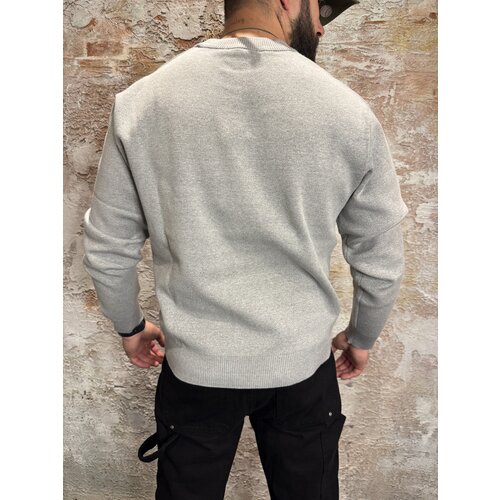Quotrell Mondrian Knitted Sweater Grey