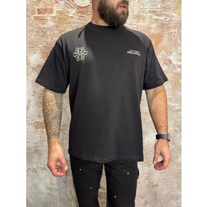 Quotrell Insignia Oversized Tee Black Green