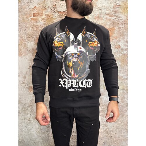 Xplct Studios Doberman Crewneck Black Xplct Studios Doberman Crewneck Black