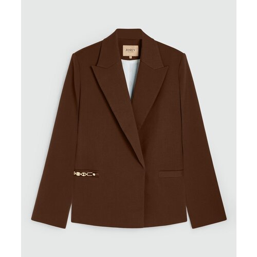 Josh V Deacon Blazer Dark Brown