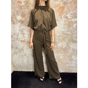 Sisters Point Jumpsuit Girl-Ju Chocolate