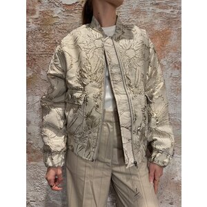 Josh V Kelsey Oversized Jacket Stone Silver