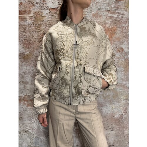 Josh V Kelsey Oversized Jacket Stone Silver