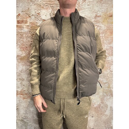 Pure Path Padded Bodywarmer Light Brown