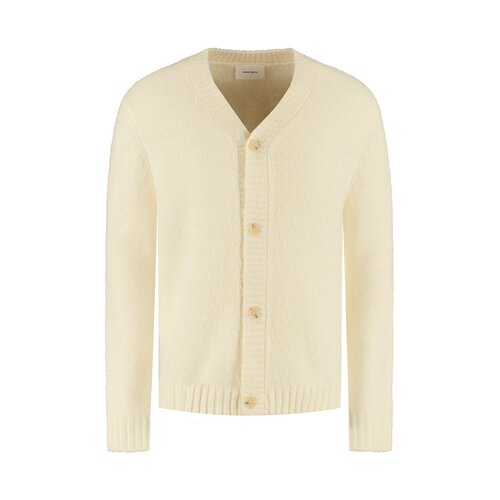 Pure Path Knit V-neck Cardigan Ecru