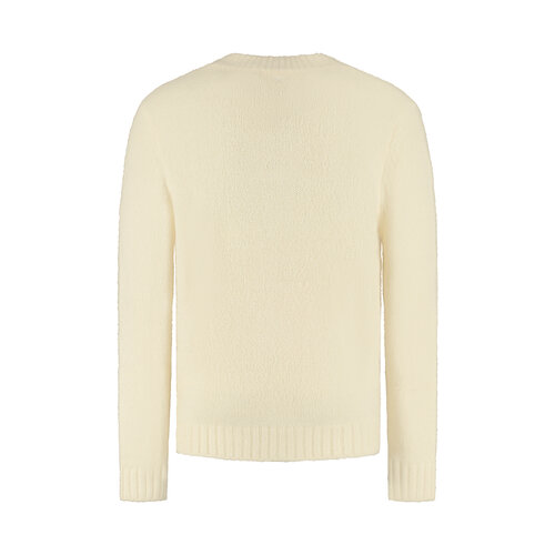 Pure Path Knit V-neck Cardigan Ecru