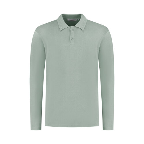 Pure Path  Heavy Knit Polo Army Green