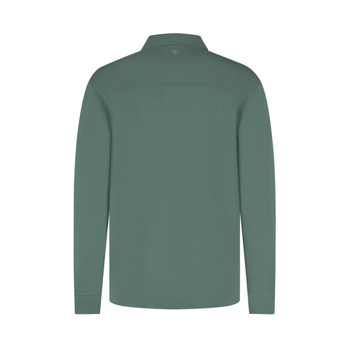 Pure Path Heavy Knit Zip Cardigan Green