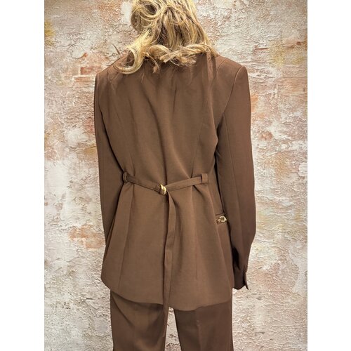 Josh V Deacon Blazer Dark Brown