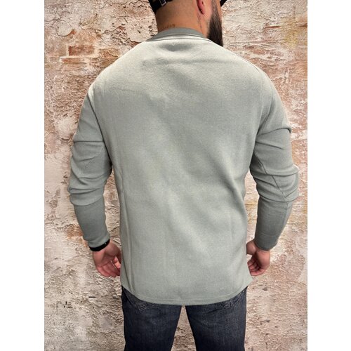 Pure Path  Heavy Knit Polo Army Green