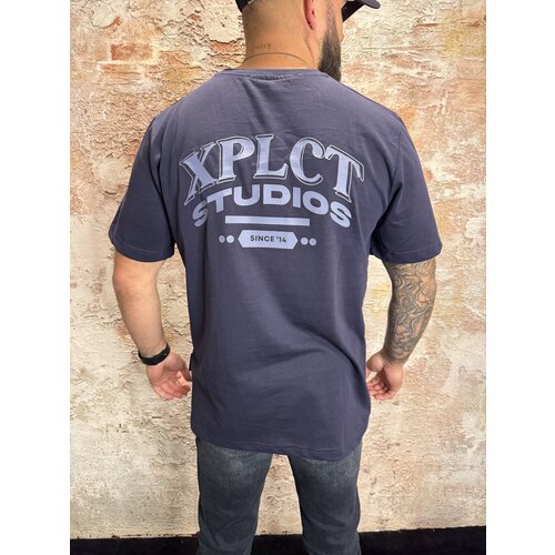 Xplct Studios Hybrid Tee Navy