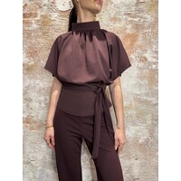 Girl Top Deep Bordeaux