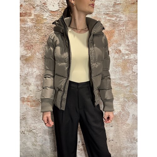 Airforce Tate Bomber Jacket Bungee Cord Airforce Tate Bomber Jacket Bungee Cord