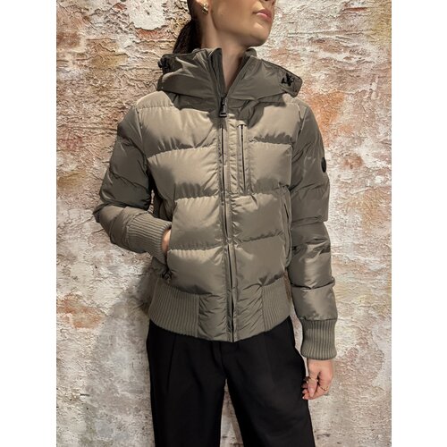 Airforce Tate Bomber Jacket Bungee Cord Airforce Tate Bomber Jacket Bungee Cord