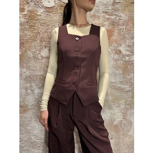 Sisters Point Gema-VE1 Gilet Bordeaux