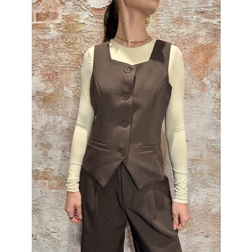 Sisters Point Gema-VE1 Gilet Chocolate Sisters Point Gema-VE1 Gilet Chocolate