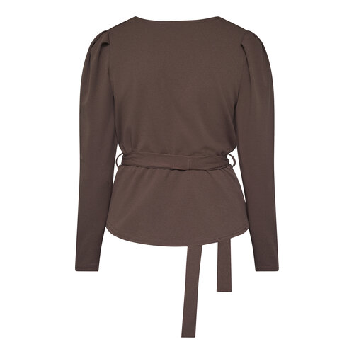 Sisters Point Nasa Top LS  Dark Chocolate