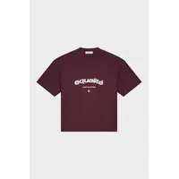 Celeste Boxy Tee Aubergine