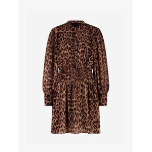 Nikkie Leopard Dress Toffee