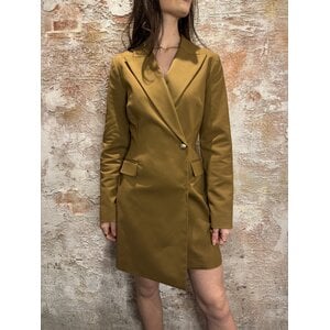 Nikkie Lancastero Asymmetrische Blazer Dress Toffee