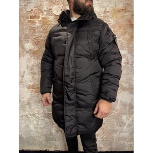 Pure Path Ripstop Puffer Parka Jacket Black