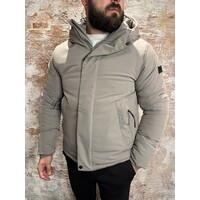 Active Flex Short Parka Jacket Grey