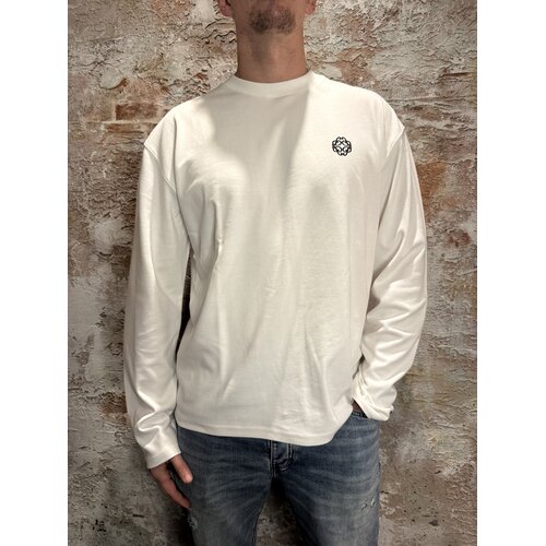 Pure Path Emblem Longsleeve T-shirt Off White Pure Path Emblem Longsleeve T-shirt Off White