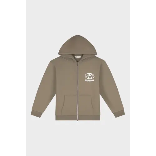 Equalité Arid Oversized Zip Taupe