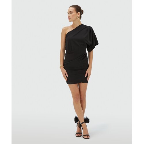 Josh V Leeora Off Shoulder Dress Black
