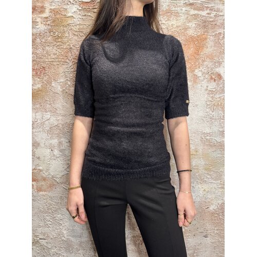 Nikkie Otaru Turtle Top Korte Mouw Black Nikkie Otaru Turtle Top Korte Mouw Black