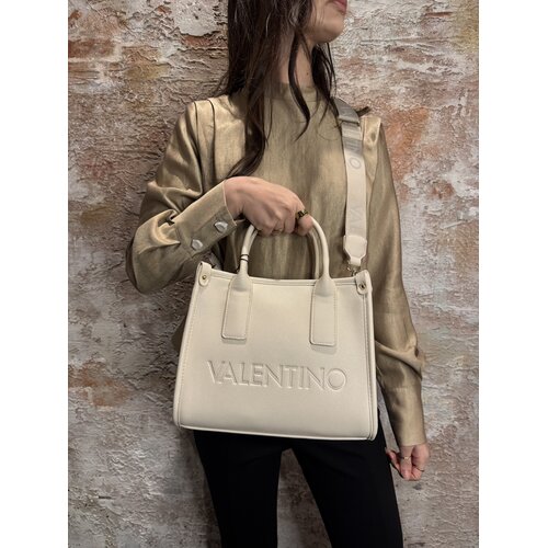 Valentino by Mario Valentino Foxy Re Shopping Ecru Valentino by Mario Valentino Foxy Re Shopping Ecru