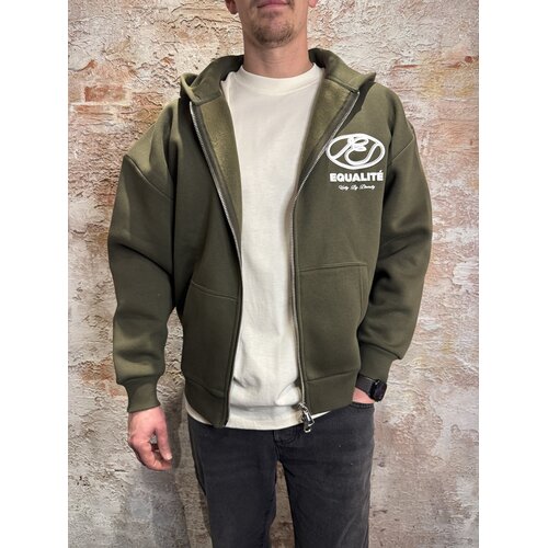 Equalité Arid Oversized Zip Army