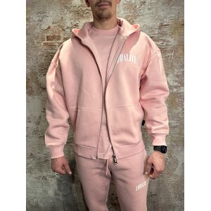 Equalité Oliver Oversized Zip Hoodie Pink Equalité Oliver Oversized Zip Hoodie Pink