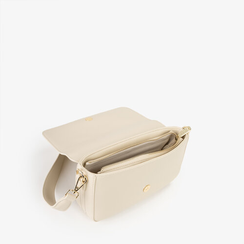 Valentino by Mario Valentino Aury Re Flap Bag Ecru