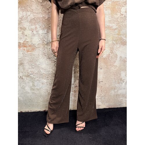 Sisters Point Glut Pants Choco Silver Sisters Point Glut Pants Choco Silver