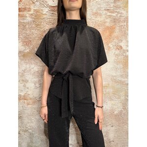 Sisters Point Girl Top Black Silver Sisters Point Girl Top Black Silver